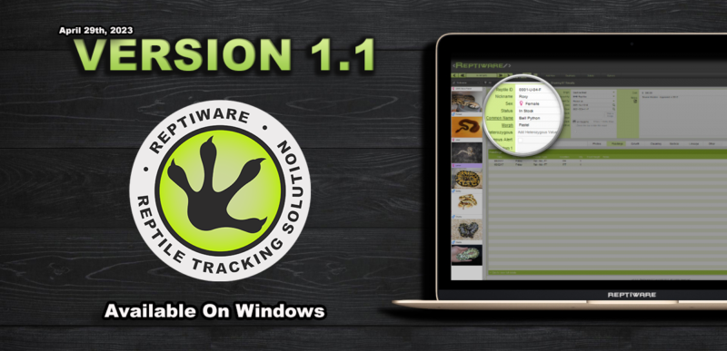 Picture Idea: Reptiware Husbandry Tracking Software